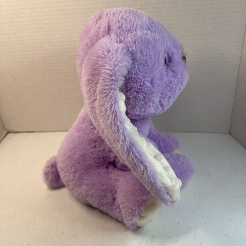 Spark Create Imagine Bunny Rabbit‎ 10"Purple Stuffed Rattle Crinkle Easter - Picture 4 of 9
